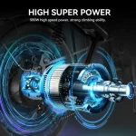 Z8 Ηλεκτρικό Ποδήλατο για το Χιόνι με Φαρδιά Ελαστικά και Κινητήρα 500 Watt - Image 12