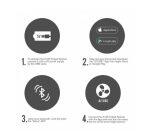 AITURE Bluetooth LED Fidget Spinner Ελεγχόμενο από Εφαρμογή Κινητού - Image 5