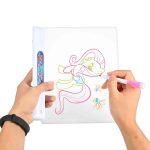 Μαγικός Λαμπερός Πίνακας Σχεδίασης με Μαρκαδόρους από Νέον - Image 2