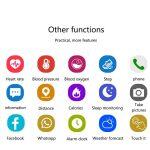 CF007 Έξυπνο Ρολόι με Μέτρηση Καρδιακού Ρυθμού και Αρτηριακής Πίεσης - Image 12