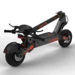 electric scooter with a quick folding device