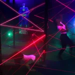 game in a maze-like environment