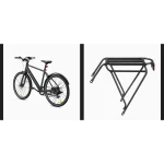 city electric bike with a sturdy frame