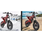 electric bike for uneven surfaces