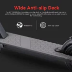 comfortable and safe electric scooter