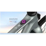 ηλεκτρικό ποδήλατο με απλά χειριστήρια στο ταμπλό