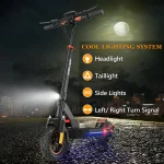 electric scooter with bright LED