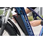 electric bike with a removable Samsung battery