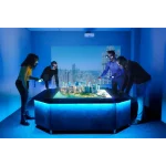 interactive hologram table