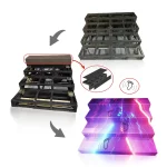 LED stairs with touch sensors