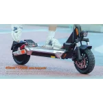 electric scooter with a wide deck