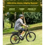 ηλεκτρικό ποδήλατο με κινητήρα 250w