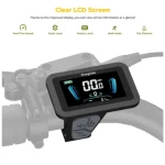 ηλεκτρικό ποδήλατο με οθόνη LCD