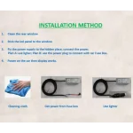 ψηφιακή πινακίδα RGB τοποθετημένη σε αυτοκίνητο