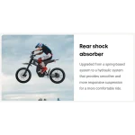 ηλεκτρικό ποδήλατο με χοντρά ελαστικά