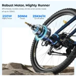 ηλεκτρικό ποδήλατο με ισχυρό κινητήρα