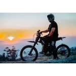 οδηγημένη μοτοσικλέτα επίδειξης