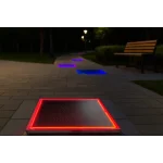 φωτιζόμενο πάνελ δαπέδου