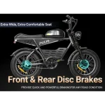 ρετρό στυλ μοτοποδηλάτου