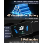 electric bike with a strong battery